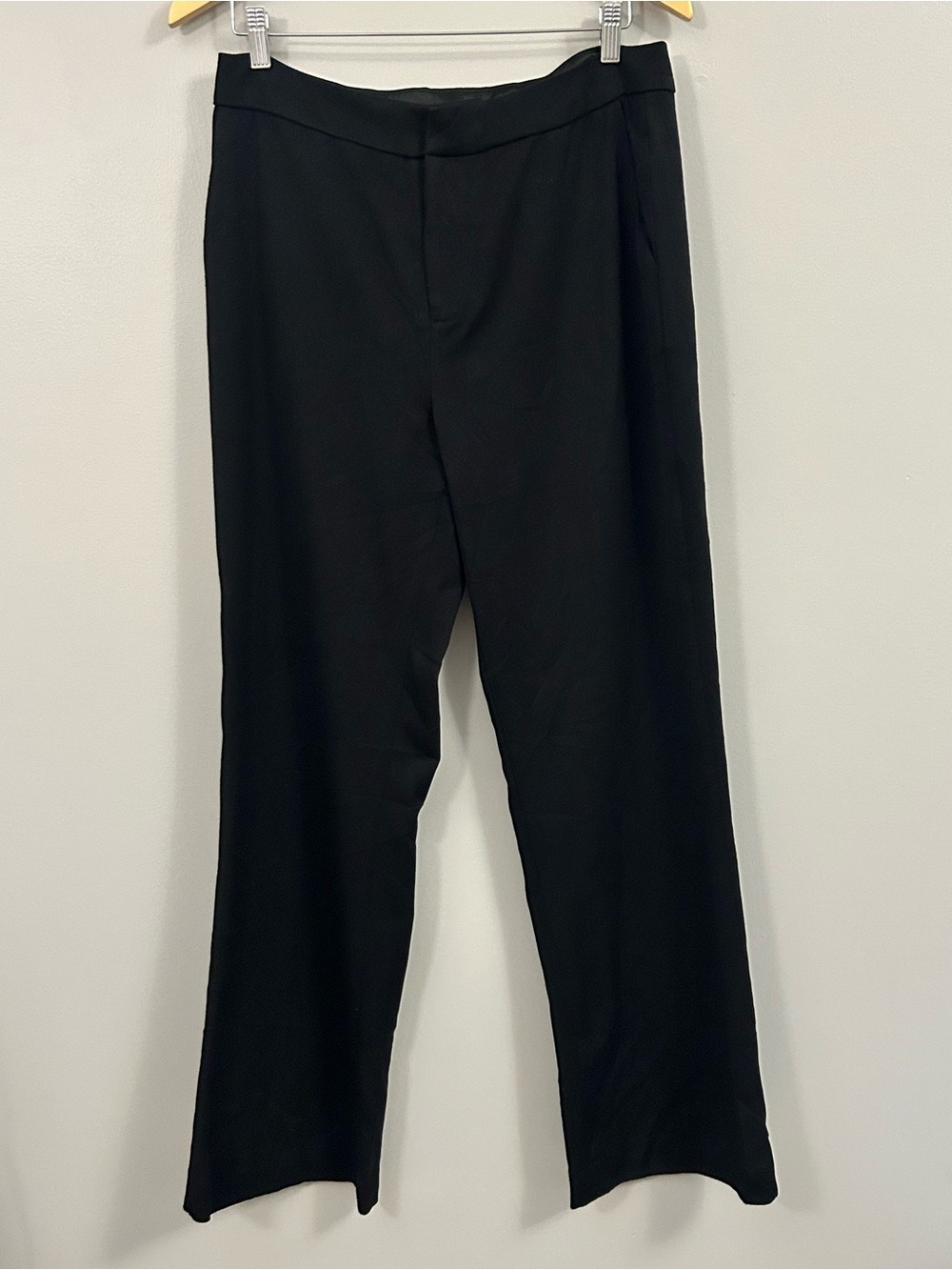 Jason Wu Black Straight-Leg Women's Pants Size 10 Black
